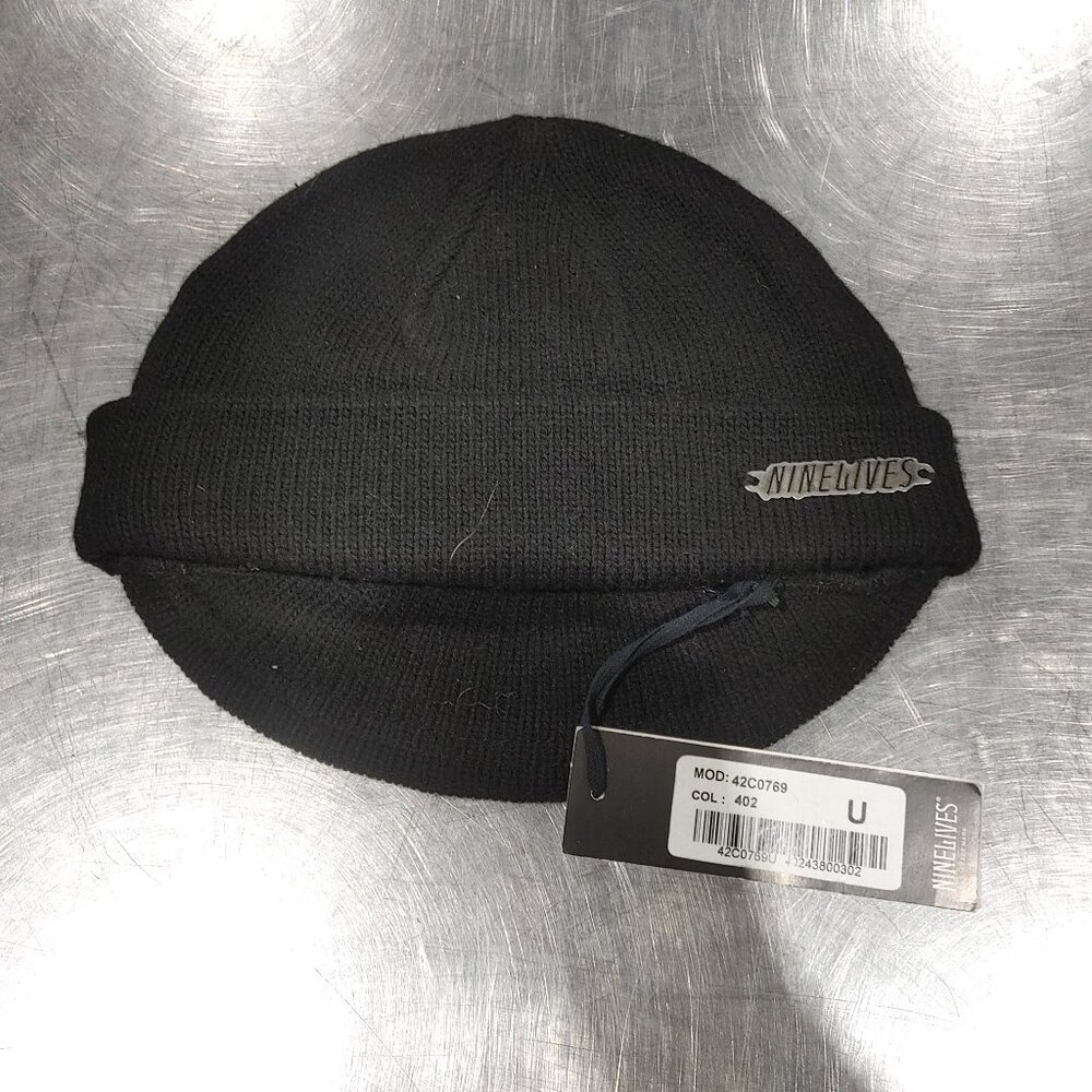 Brand New Nine Lives Winter Toque Hat Model 42C0769 Black